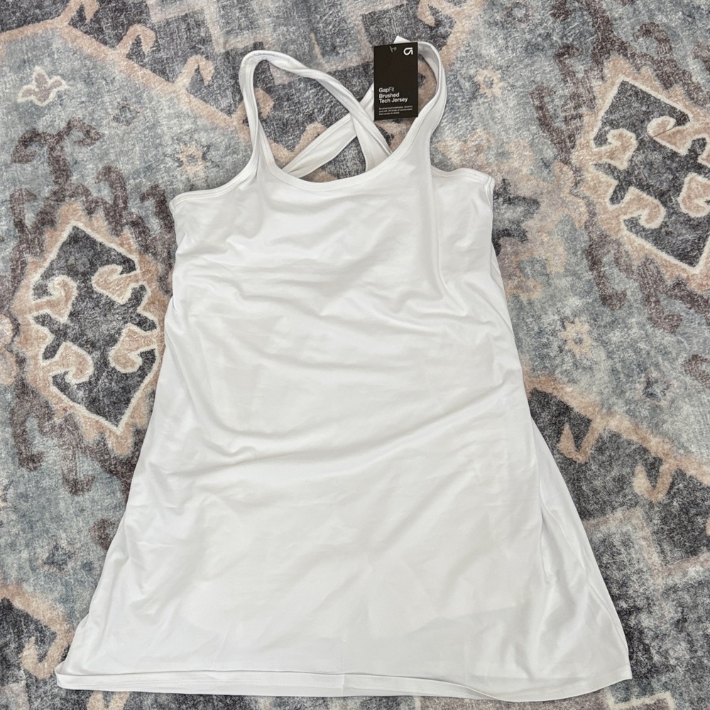 White Women's Gap Fit Athletic Dress